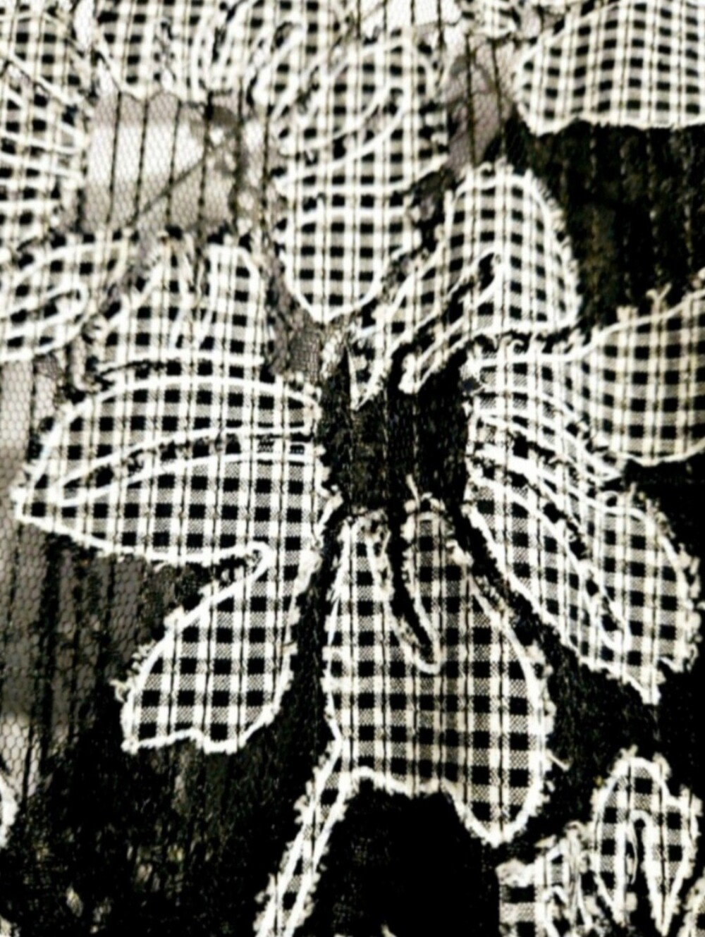 Anthropologie ett:twa Sleeveless Floral Gingham Dress, Size 6 - Picture 5 of 7